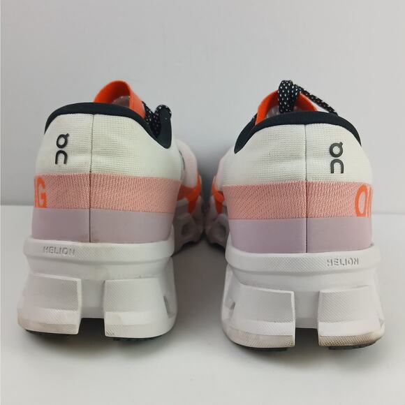 ON Men's SZ 11 Cloud monster 2 Road Running Shoe In White Flame EUC - Picture 3 of 9